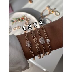 Vip Özel Seri Çelik Bileklikler (Rose Gold)