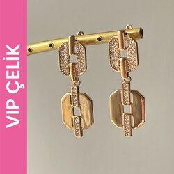 Vip Özel Seri Çelik Küpe