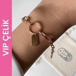 Vip Özel Seri Çelik Bileklik Good Luck