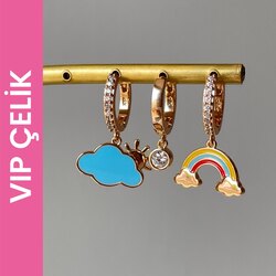 Xuping Üçlü Küpe