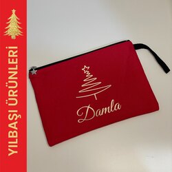 İsimli Clutch Çanta Yılbaşı Özel