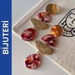 ZARA Model Sallantılı Küpe Pembe
