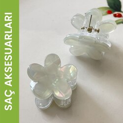 Çiçek Toka Küçük Boy Su Yeşil