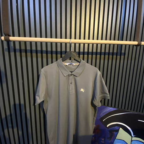 BURBERRY-POLO YAKA-NARDO GRİ