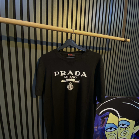 PRADA-TRİKO-PAMUK TİŞÖRT