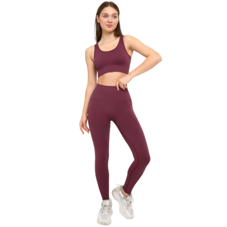 Push Up Tayt Takım Bordo