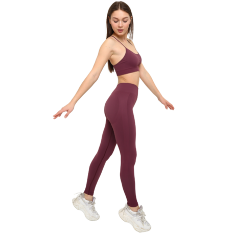Active Spor Tayt Takım Bordo