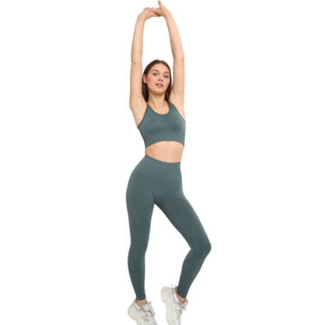 Push Up Tayt Takım Mint Yeşil