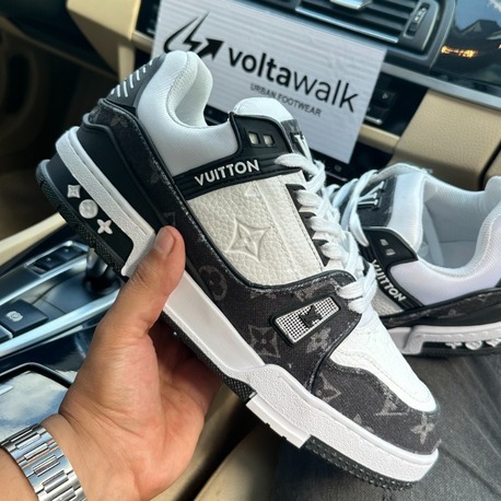 Louis Vuitton Trainer Black Denim