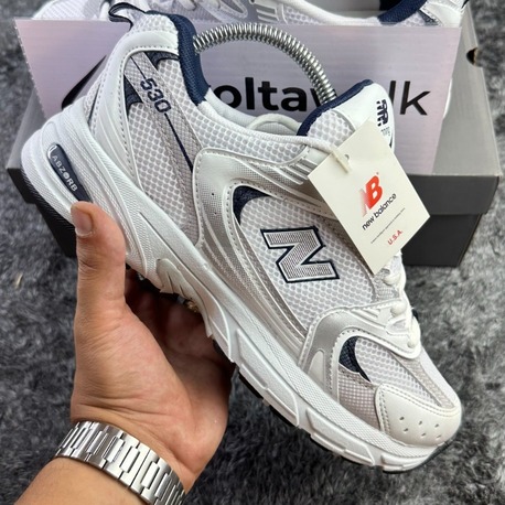 New Balance 530 White/Silver/Navy