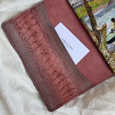 A5 Ostrich Edition Leather Journal