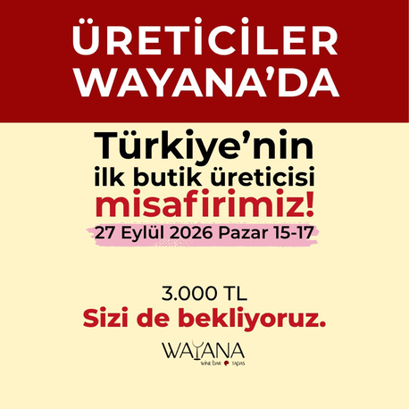 Üreticiler Wayana’da: 27 Eylül 2026