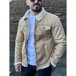 Kürk Detay Deri Ceket