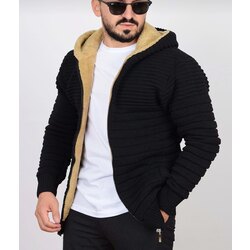 İçi kürk detay hırka