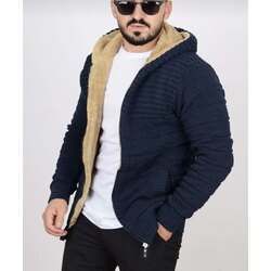 Kürklü Hırka(Lacivert)