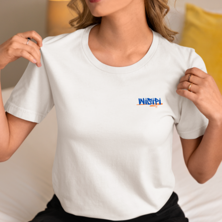 Wisipi Yazılı %100 pamuklu t-shirt 