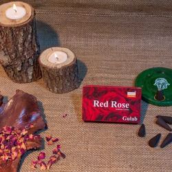 Darshan Darshan International Red Rose (kırmızı Gül) Konik Tütsü 10 Adet