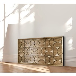 Modern Mid Century Ahşap Duvar Dekoru