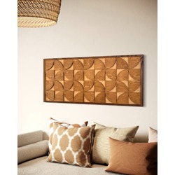 Modern Mid Century Ahşap Duvar Dekoru