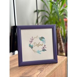 ✨ Kişiye Özel Çiçekli Harf Tablo