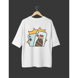 Baskılı Oversize Tshirt
