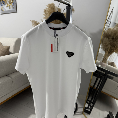 Prada Beyaz Premium Erkek Tişört