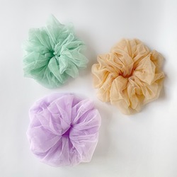 3'lü Tül Scrunchie Toka