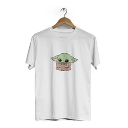 West Side TR Baby Yoda baskılı bol kesim T-Shirt