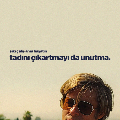 “Sıkı çalış ama hayatın tadını çıkarmayı unutma”   Sözlü poster