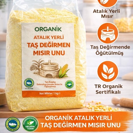 ORGANİK MISIR UNU 1 KG