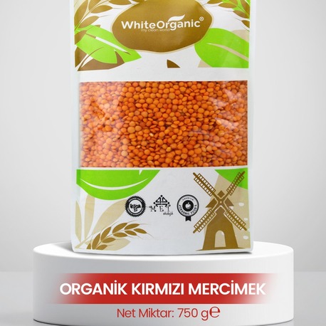 ORGANİK KIRMIZI MERCİMEK 750 GR
