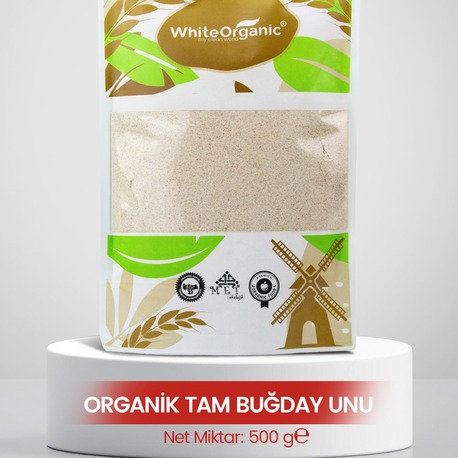 ORGANİK TAM BUĞDAY UNU 500 GR
