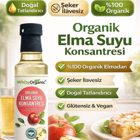 ORGANİK ELMA SUYU KONSANTRESİ 330 GR