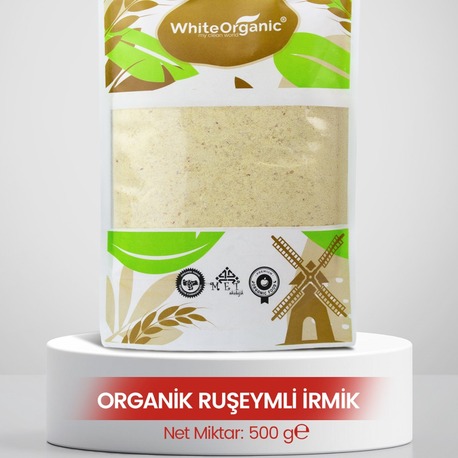 ORGANİK RUŞEYMLİ İRMİK 500 GR