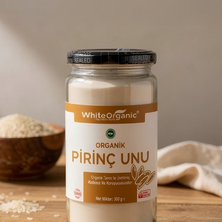 ORGANİK PİRİNÇ UNU 300 GR +6 AY
