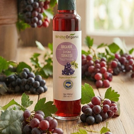ORGANİK ÜZÜM SİRKESİ 250 ML