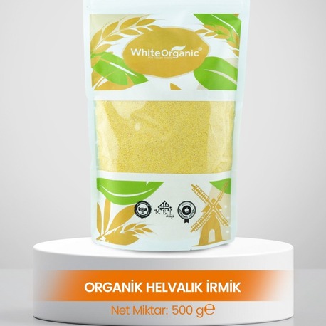 ORGANİK HELVALIK İRMİK 500 GR