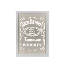 Beyaz Jack Daniels reklam tabelası