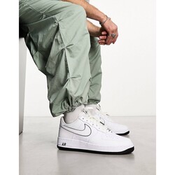 Air Force 1 '07 Low White Black Outline Swoosh