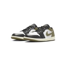 Air Jordan 1 Low 'black toe medium olive'