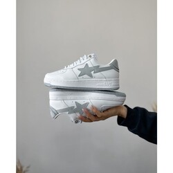 A BATHING APE BAPE STA White Grey