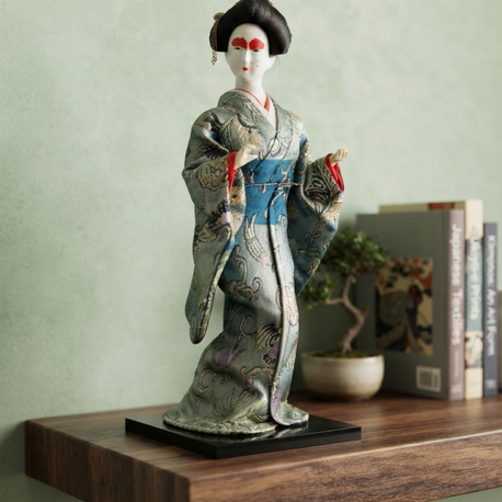 Geleneksel El Yapımı Japon Geisha Figür