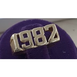 1982 doğum tarih ayarlanabilen yüzük 