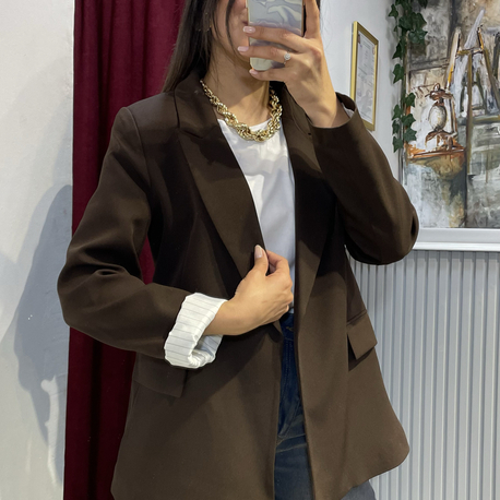 Kahve blazer ceket 