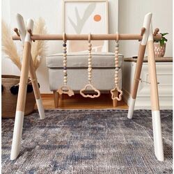 Wood Baby Gym - Beyaz