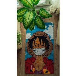 one piece luffy karakteri halı