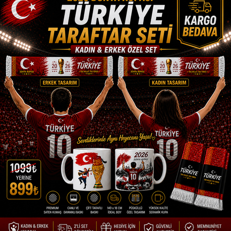 2026 DÜNYA KUPASI TÜRKİYE AİLE TARAFTAR SETİ