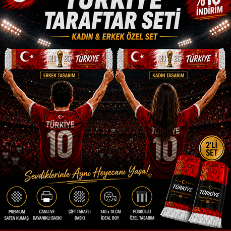  2026 Dünya Kupası Türkiye Taraftar Seti 
