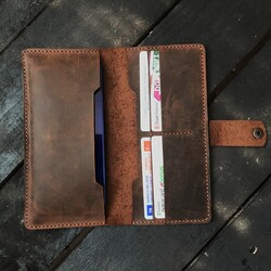 Kapaklı Telefon Cüzdanı Kalsedon
