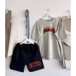 unisex şort tişört kombini 1045